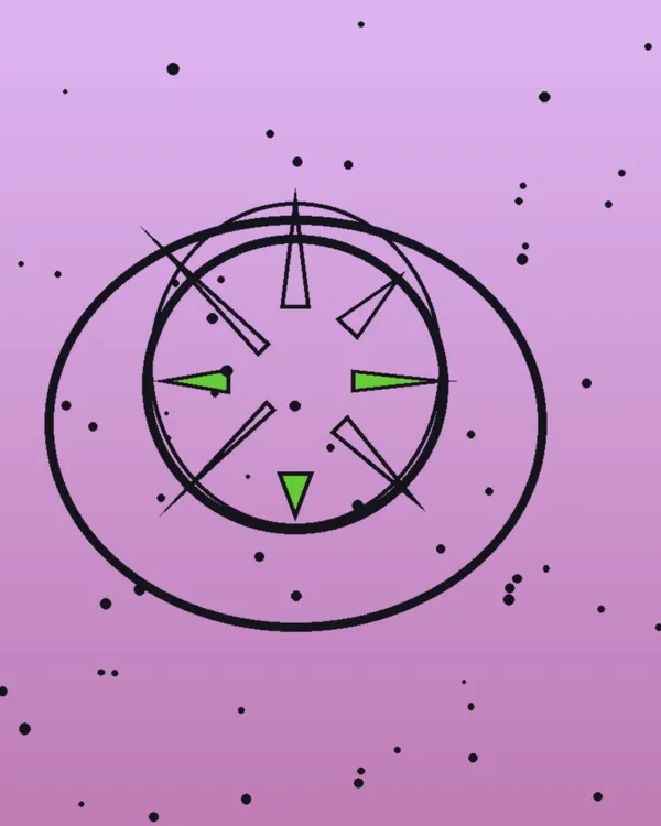Mandala · Pied